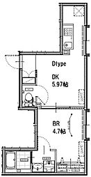 西武新宿線 上井草駅 徒歩7分の賃貸アパート 1階1DKの間取り