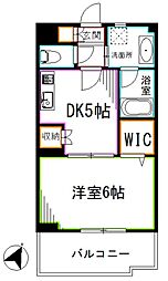 JR総武線 西荻窪駅 徒歩6分の賃貸マンション 2階1DKの間取り