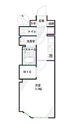 パレ・ホームズ阿佐ヶ谷 1Kの間取図画像