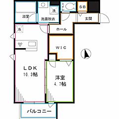 物件の間取り
