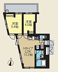 CREAL新高円寺 2LDKの間取図画像