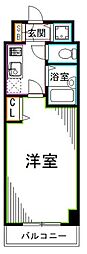 アヴァンティーク荻窪 1Kの間取図画像