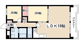 インテリジェント星ヶ丘 I号館 3階3LDKの間取り