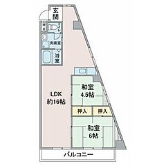 物件の間取り