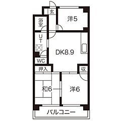 物件の間取り