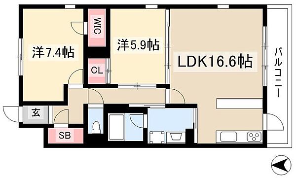 同じ建物の物件間取り写真 - ID:223031894343