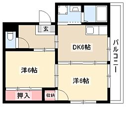 サンパレス香流 3階