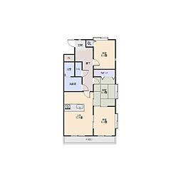 グランドメゾン新池 3階3LDKの間取り