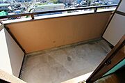 日当たりの良いベランダです。