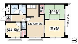 ファミール一社 2階