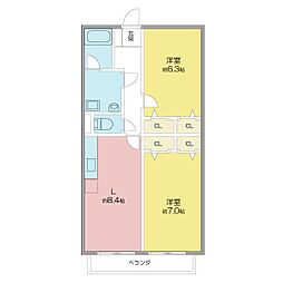 コーポ多津 2階