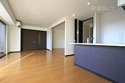 茶屋ヶ坂ライズ 8階2LDKのリビング/ダイニング