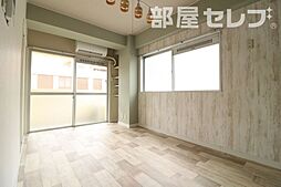 小塩マンション 4階ワンルームのリビング/ダイニング