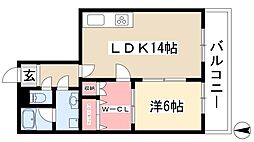フェアモント21 1SLDKの間取図画像