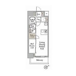 LiveFlat千種WEST 1LDKの間取図画像