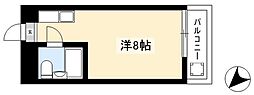 ビラ三秀植田 ワンルームの間取図画像