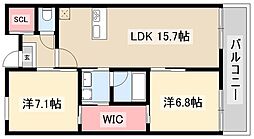 SUNNY・SIDE5 2SLDKの間取図画像