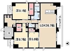 物件の間取り