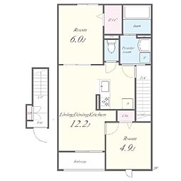 メゾンドクールII 2階