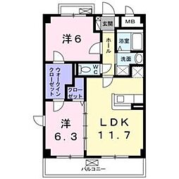 ソレアード山香 3階/-