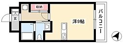 イデア新城 ワンルームの間取図画像