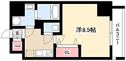 RESIDENCIA泉 1Kの間取図画像