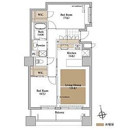 プライムメゾン御器所 1LDKの間取図画像