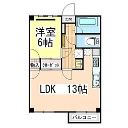 平和第2マンション 3階/-