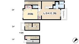 リンデン1 1LDKの間取図画像