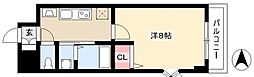 S-FORT上社 1Kの間取図画像