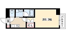 シテイライフ今池 1Kの間取図画像