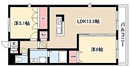 サンセイハイツ社台 4階/-