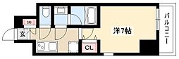 IARIM吹上 1Kの間取図画像