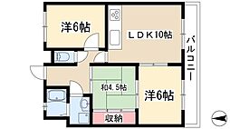 アクセスヒル 3LDKの間取図画像