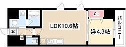 プロシード池下 1LDKの間取図画像
