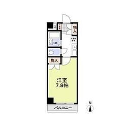 サンヒルズ藤ケ丘 1Kの間取図画像
