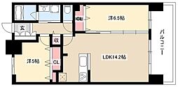 S-RESIDENCE本郷2 2LDKの間取図画像
