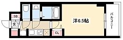 ファステートNAGOYA今池バレンシア 1Kの間取図画像