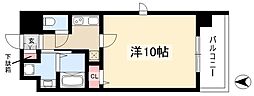 NEOJAPANESQUE出来町 1Kの間取図画像