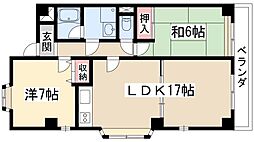 ウィステリアパレス 2階