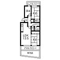 アーバンドエル藤ケ丘北1号棟1階5.9万円