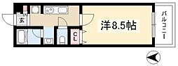 ソフィス南明 1Kの間取図画像