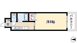 ルラシオン吹上 1Kの間取図画像