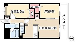 ブライディア上社 2階