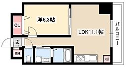 AHビル 1LDKの間取図画像