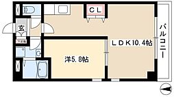 StudioDUO1252 1LDKの間取図画像