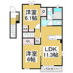 松本市大字里山辺 2階建 築12年のイメージ