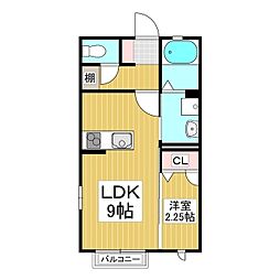 間取図画像 1LDK