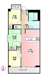 間取図画像 3LDK