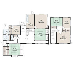 登美ヶ丘5丁目　戸建 6LDKの間取り